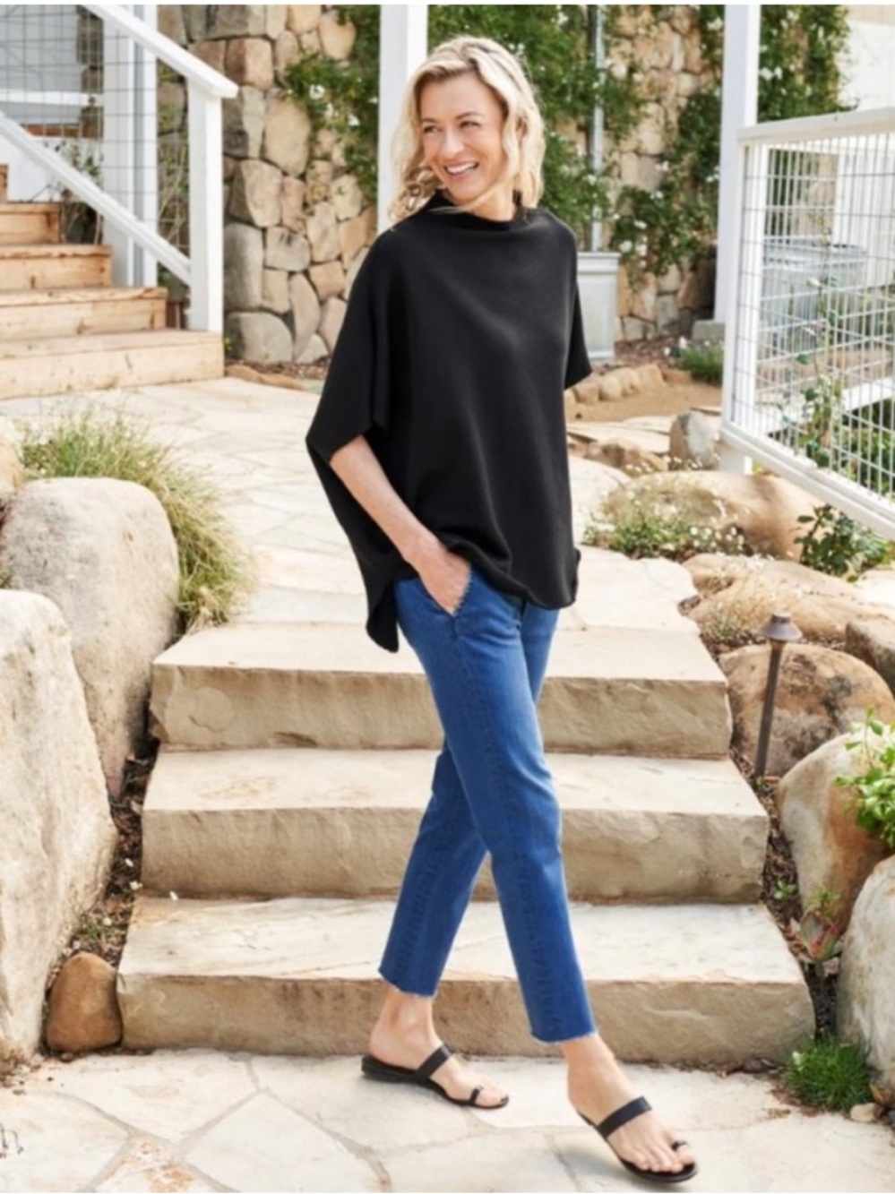 Frank & Eileen Wicklow The Italian Chinos Denim Pants Raw Hem SZ 2